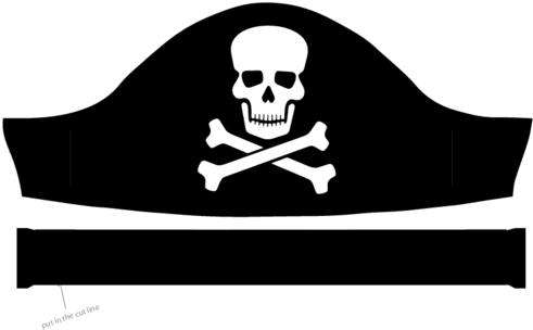 Our Pirate Party Hats Are A Great Addition To Your - [single Count] Custom And Unique (2.5" X 3" Inches) (500x386), Png Download