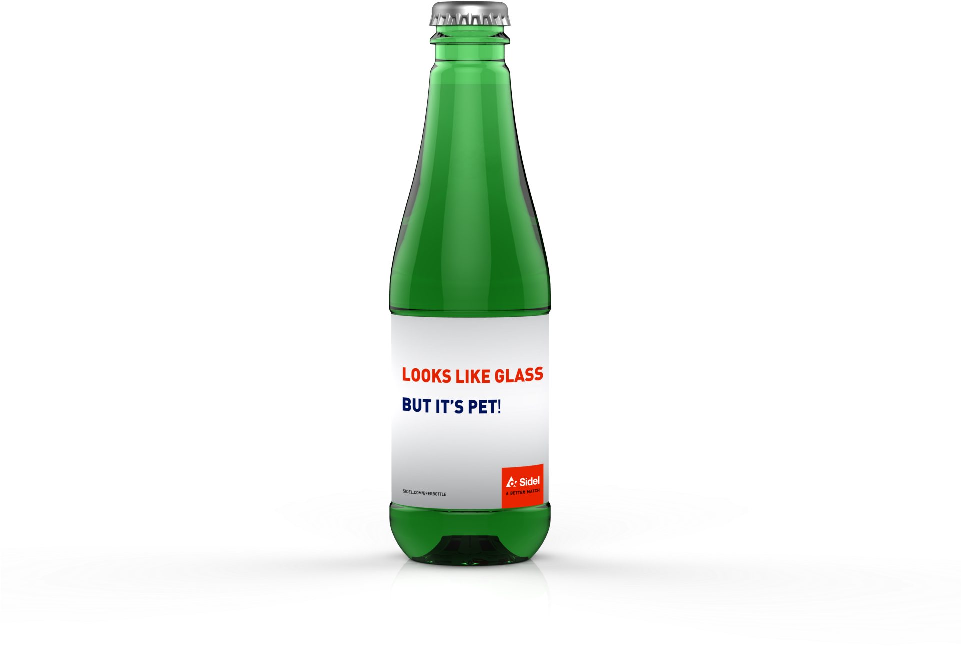 Sidel Pet Beer Bottle - Beer Plastic Bottle Png (1920x1425), Png Download