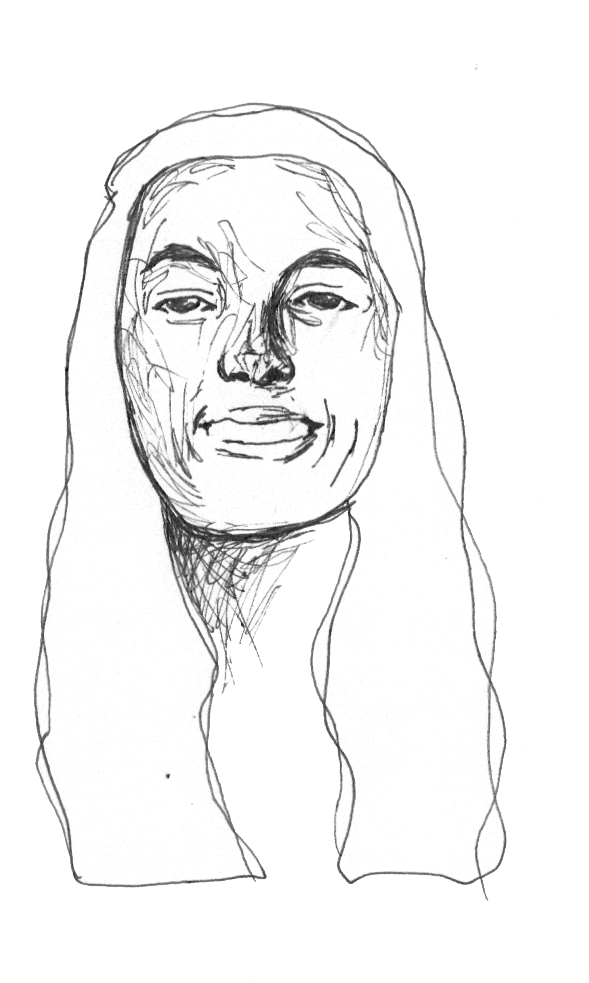 Columns Georgie Oldham Annie Roome - Sketch (598x991), Png Download