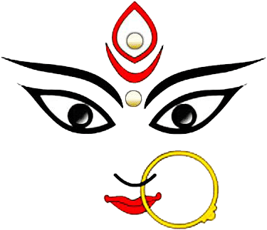 Goddess Durga Maa Png Image - Maa Durga Png (400x342), Png Download