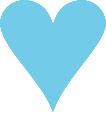 Heart Clip Art - Blue Heart No Background (347x367), Png Download