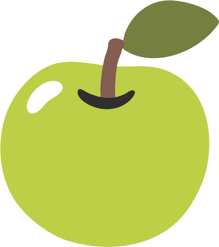 File - Emoji U1f34f - Svg - 🍏 Emoji (1024x1024), Png Download
