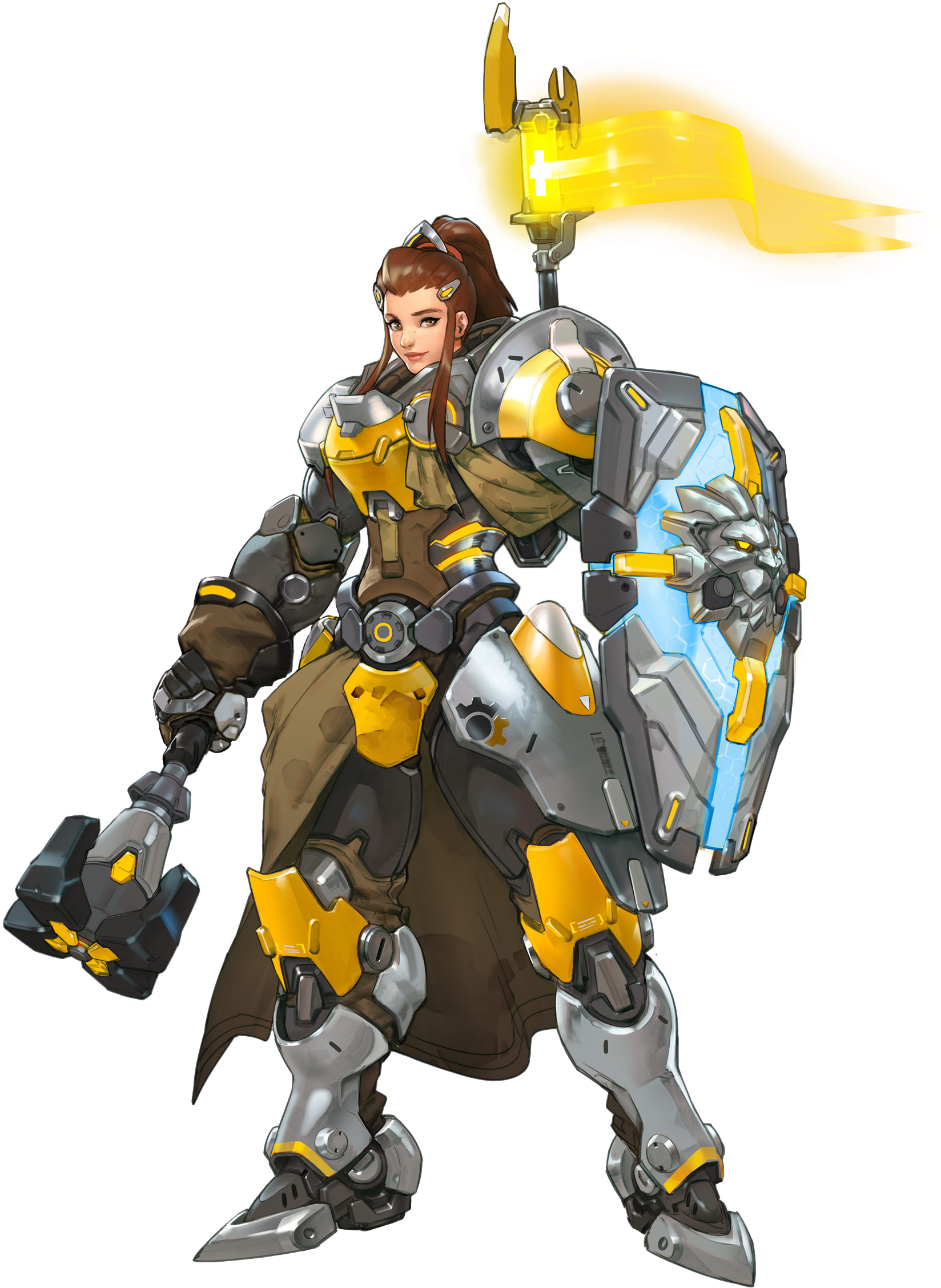 Brigitte Concept - Overwatch New Hero Brigitte (1691x2321), Png Download