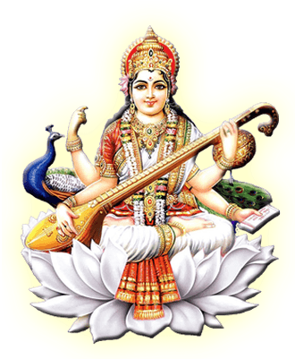 Shri Saraswati Chalisa - Saraswati Devi Hd Png (400x400), Png Download