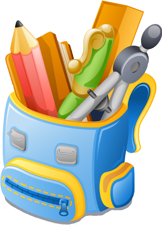 School Supply Lists - School Supplies Vector Png - Free Transparent PNG ...