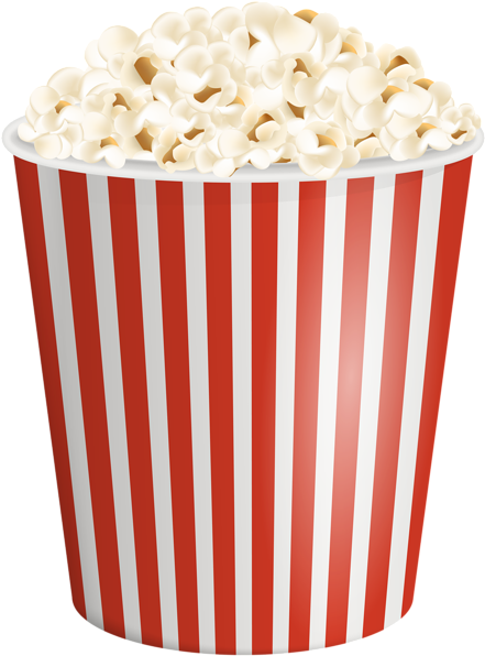 Graphic Transparent Library Box With Clip Art Image - Popcorn Flyer Template (448x600), Png Download