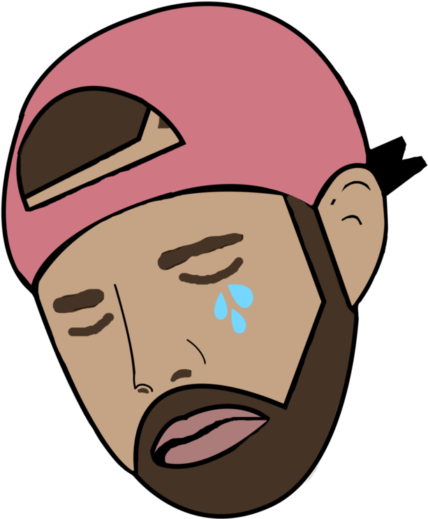 Download Drake Hotline Bling Meme Png Clip Black And White Download - Drake  Crying Meme PNG Image with No Background 