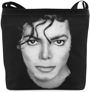 Sale Michael Jackson Print Oxford Fabric Designer Shoulder - Painting (480x480), Png Download