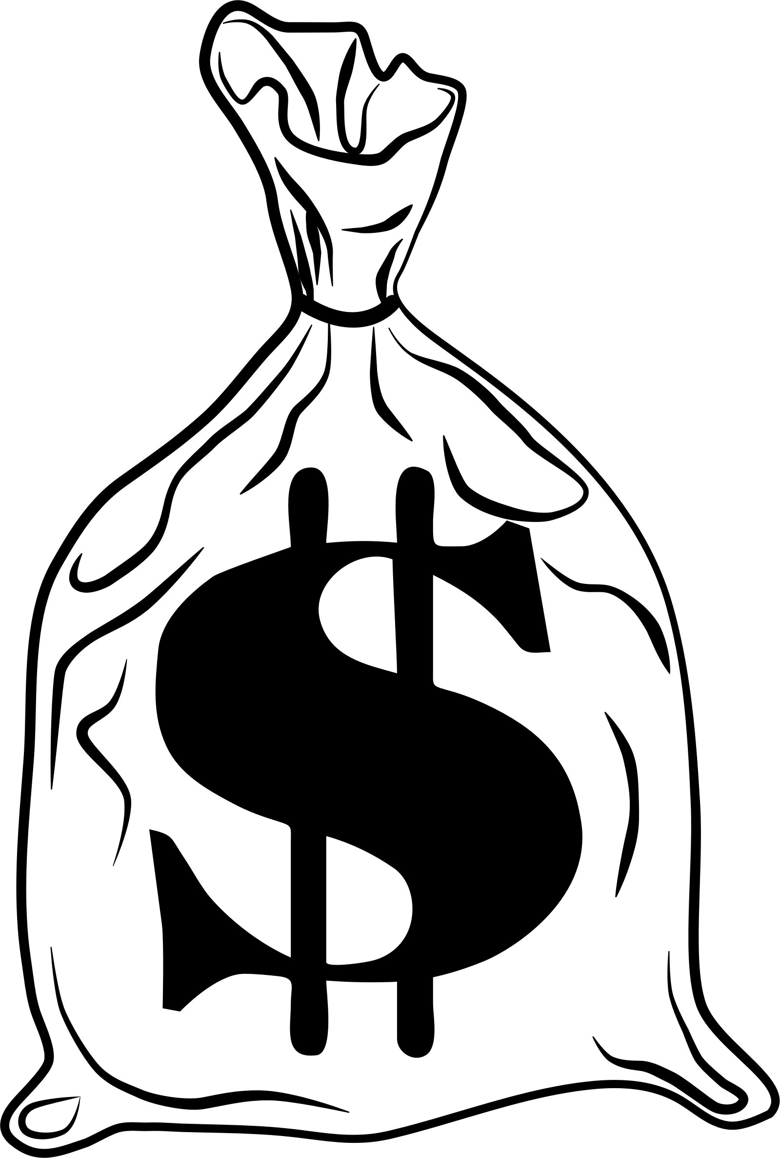 This Free Icons Png Design Of Bag O Money (1599x2372), Png Download