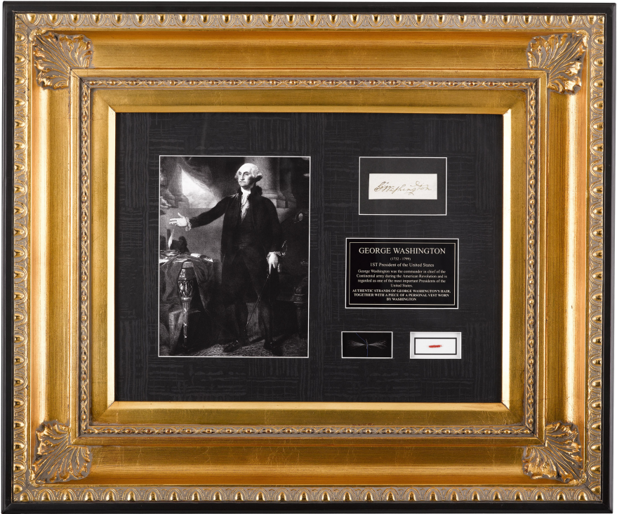 Presentation Of George Washington Artifacts - George Washington (900x900), Png Download