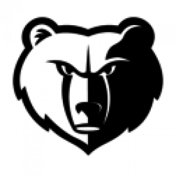 Memphis Grizzlies - Memphis Grizzlies White Logo (350x350), Png Download