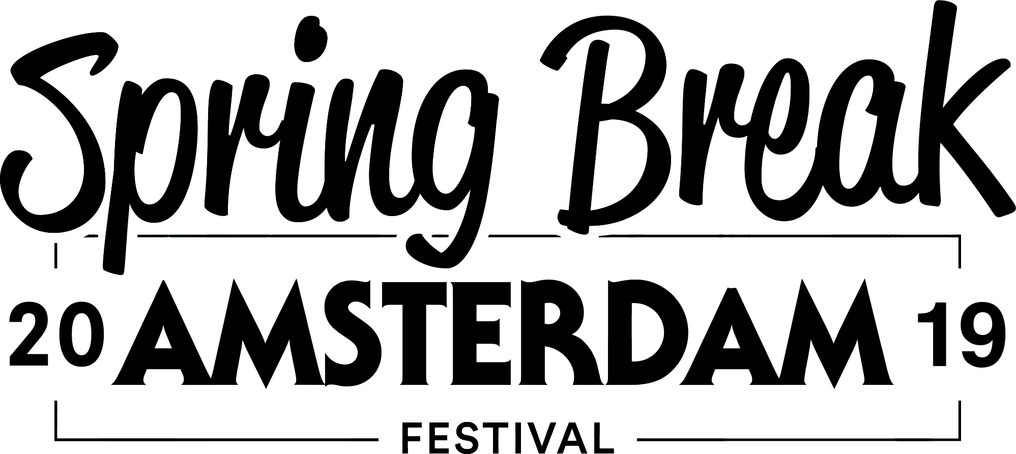 Spring Break Amsterdam Line Up 2018 (1997x893), Png Download