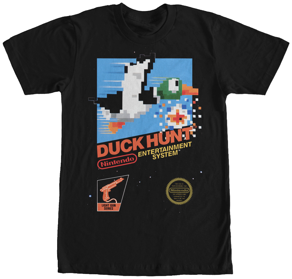 Nintendo Duck Hunt Shirt - ???? ??????? ?? ???? Nintendo ??? ??? (981x936), Png Download