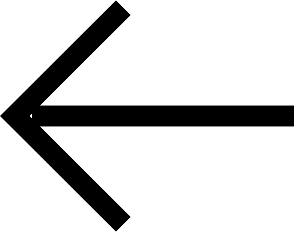 Back Left Arrow Symbol Comments - Back Arrow Icon Svg (980x772), Png Download