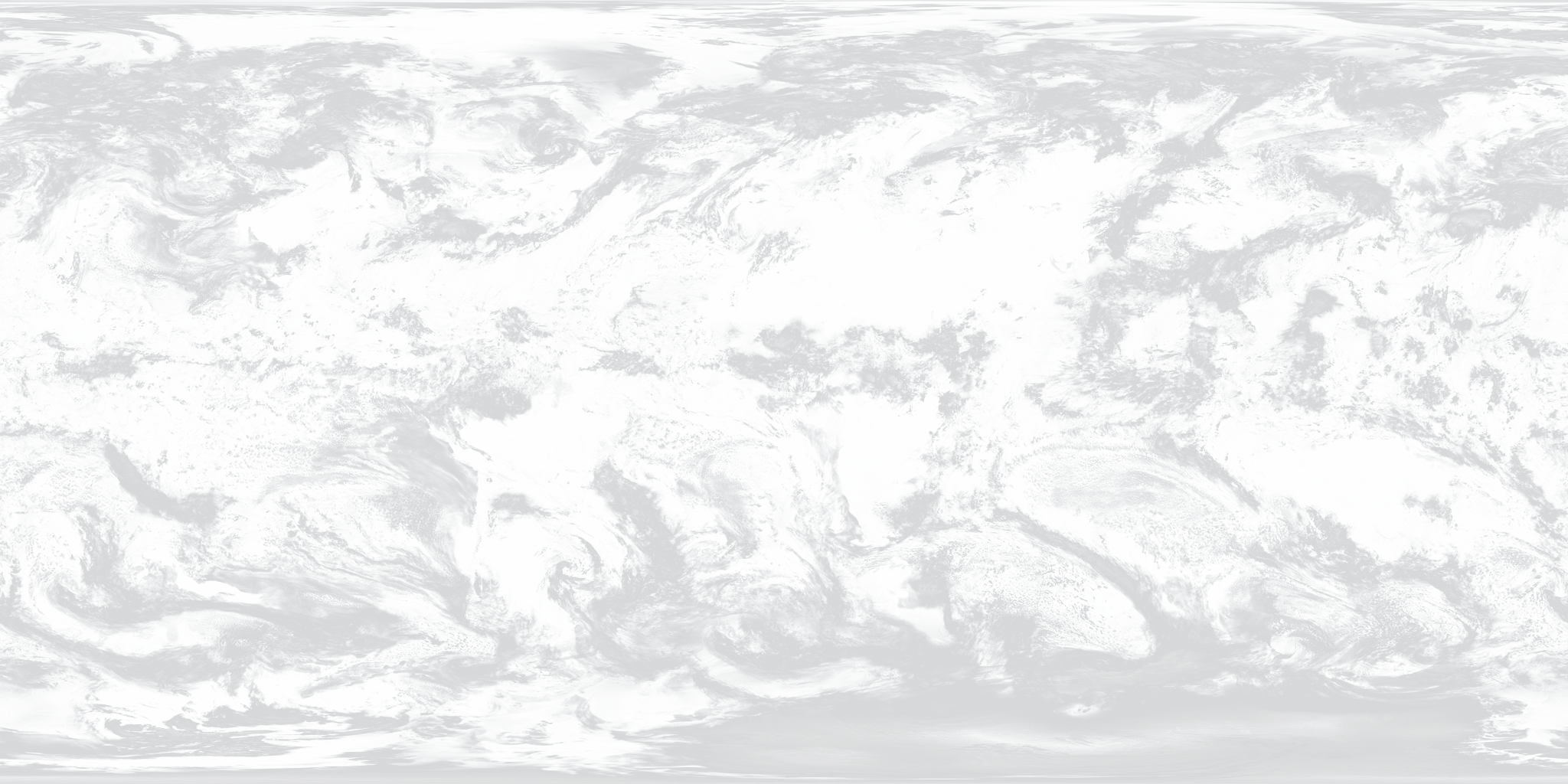 Earth Clouds 2048 - Earth Clouds Texture Png (2048x1024), Png Download