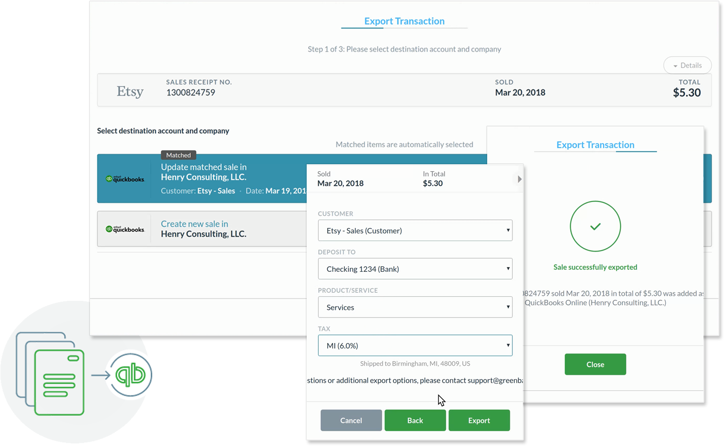 Intelligent Exports To Quickbooks, Xero & Beyond - Quickbooks (1512x936), Png Download