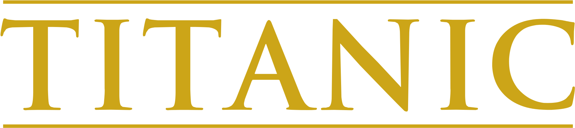 Open - Titanic Logo Png (2000x585), Png Download