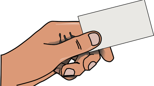 Business Card Clipart Png (650x364), Png Download