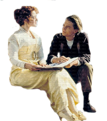 Titanic Jack And Rose - Leonardo Dicaprio Kate Winslet Signed Autograph 8x10 (354x400), Png Download