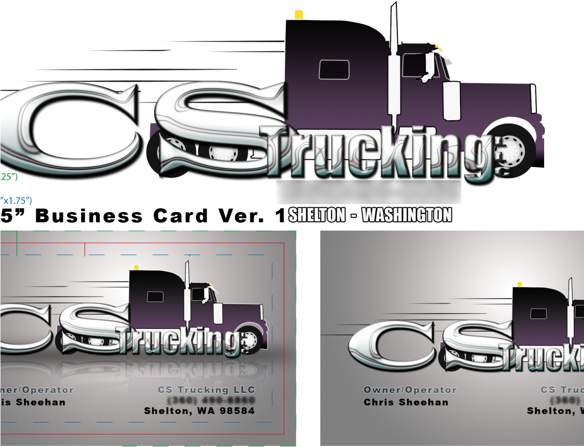 Download Cs Business Card Template - Trucking Business Cards 