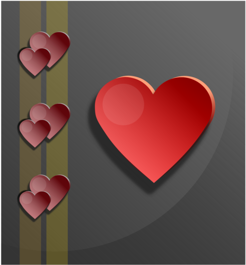 Heart Symbol Computer Icons Red Drawing - Clip Art (530x750), Png Download