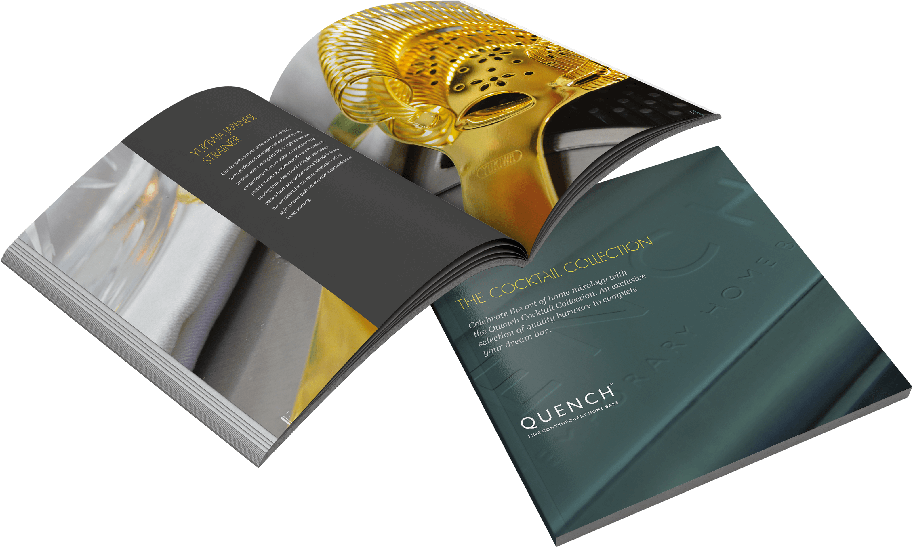 Creative Brochure Design Agency Work For Quench (3200x2140), Png Download