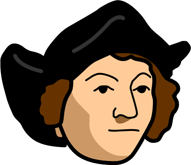 Graphic Freeuse Stock Cilpart Chic And Creative Time - Christopher Columbus (880x880), Png Download