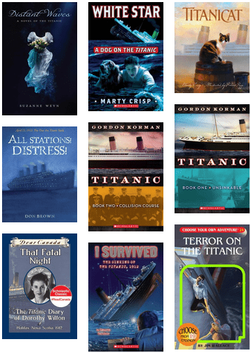 Titanic - Terror On The Titanic [with Collectable Cards] (436x553), Png Download