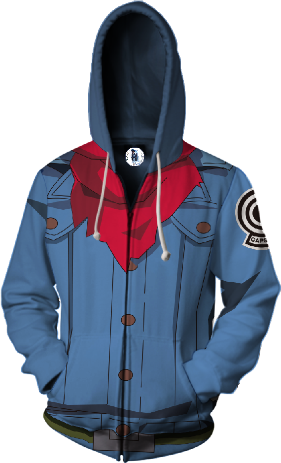 Future Trunks Unisex Design Set - Weeknd Zip Up Hoodie (1000x1000), Png Download