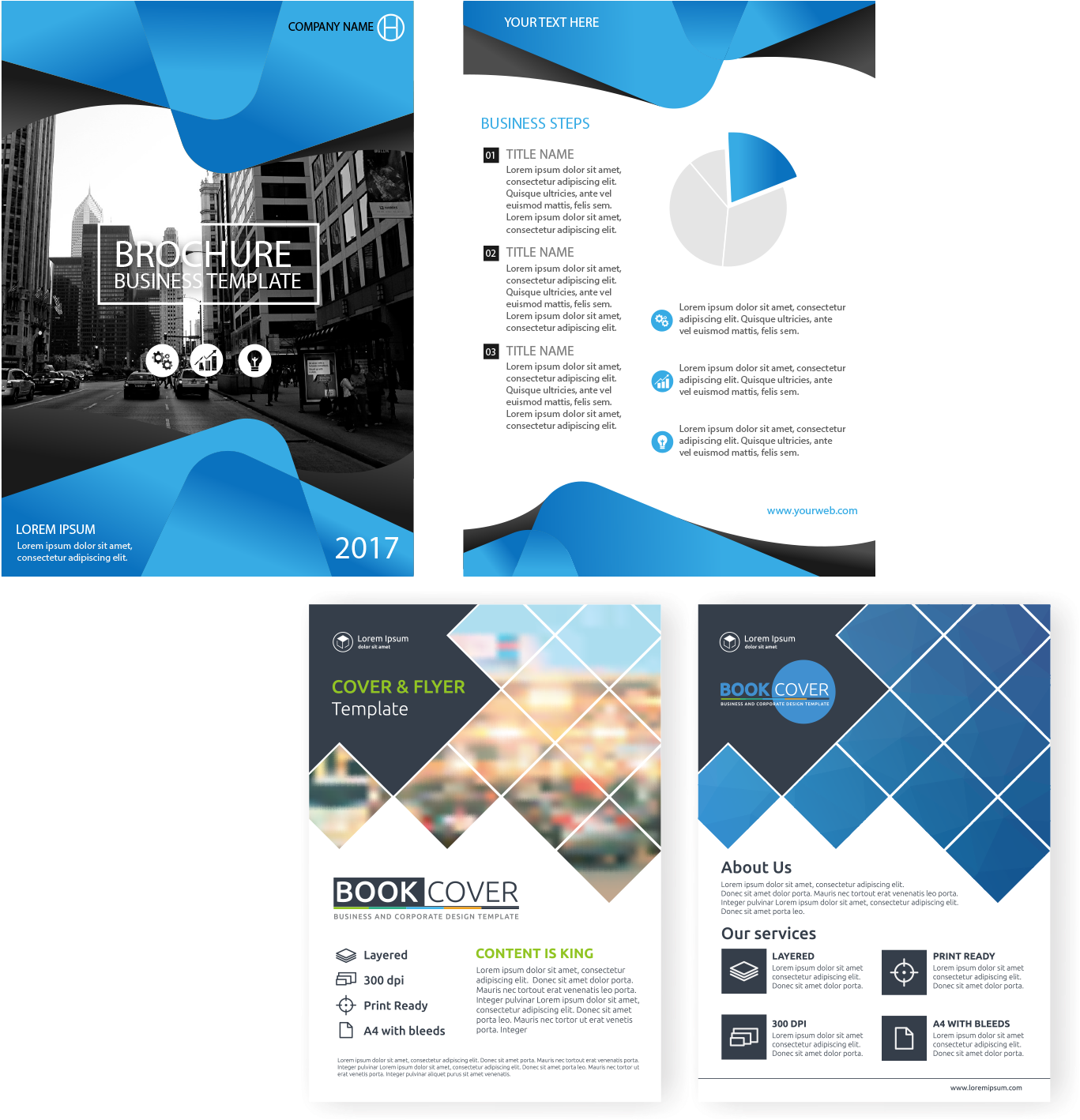 Is For Online Marketing Which Will Be In Pdf Or Png - Graphic Design Book Page Layout (1500x1500), Png Download