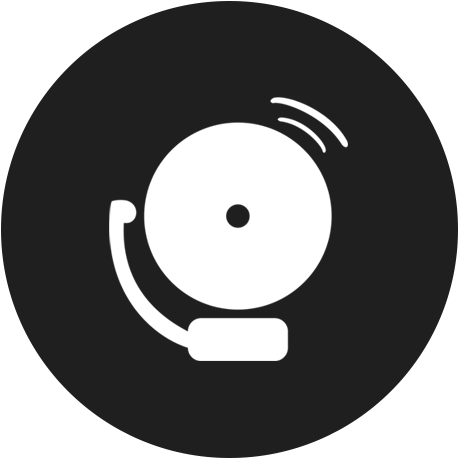 Fire Alarm System Icon - Circle (600x490), Png Download