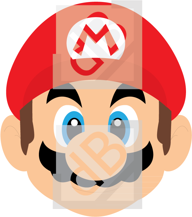 Super Mario Head - Super Mario Head Png (800x800), Png Download