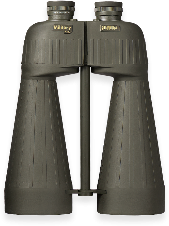 M2080 Military Binocular, Shown In Green - Steiner 20x Binoculars (2000x959), Png Download