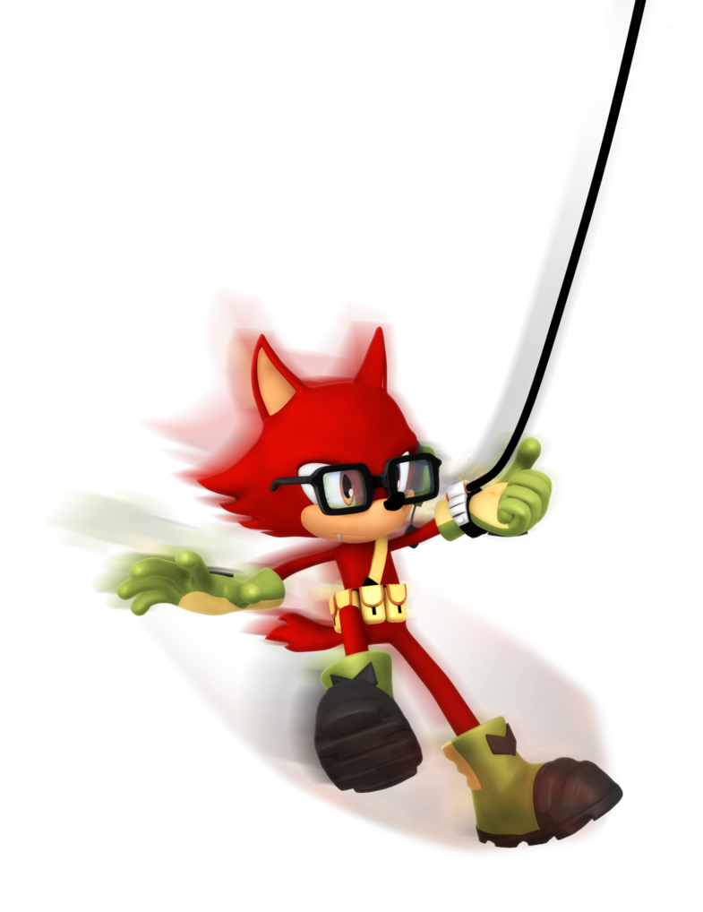 Another Render Of The New Custom Hero From Sonic Forces - Custom Hero Sonic Forces (785x1018), Png Download