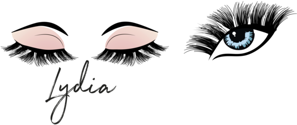 Lydia Lash Illustrations Closed Eyes With Open Eye - Elegant Danke | Schwarzweiss-skript Karte (600x264), Png Download