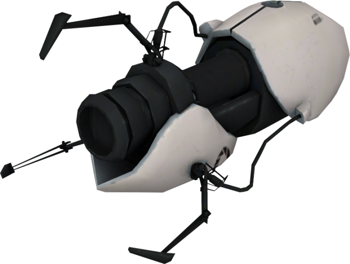 Portal 2 Portal Gun Png (700x529), Png Download