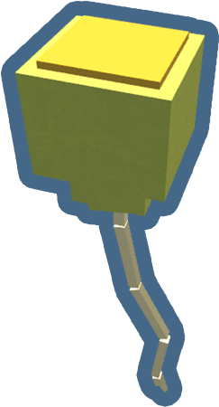 Yellow Balloon Mushroom - Wiki (500x500), Png Download