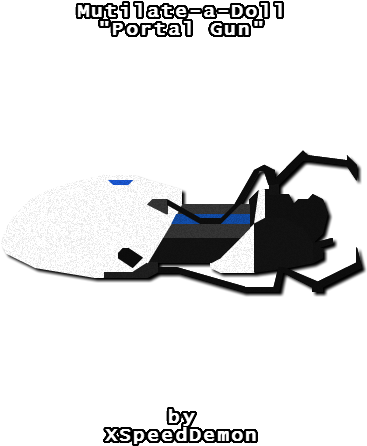 Mutilate A Doll 2 Portal Gun (450x450), Png Download