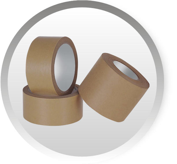 Kraft Paper Tape Brown - Adhesive Tape (639x566), Png Download