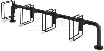 Row Bicycle Racks With Six Places - Stojaki Na Rowery Png (450x330), Png Download