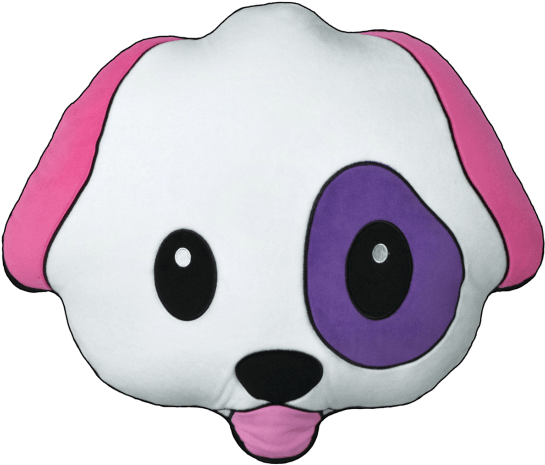 Picture Of Emoji Dog Scented Embroidered Pillow - Emoji Puppy (550x550), Png Download
