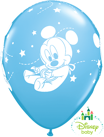 42839 Mickey Baby 42839 W Reb Mickey Side2 42839 W - Baby Mickey Maus Party (342x451), Png Download
