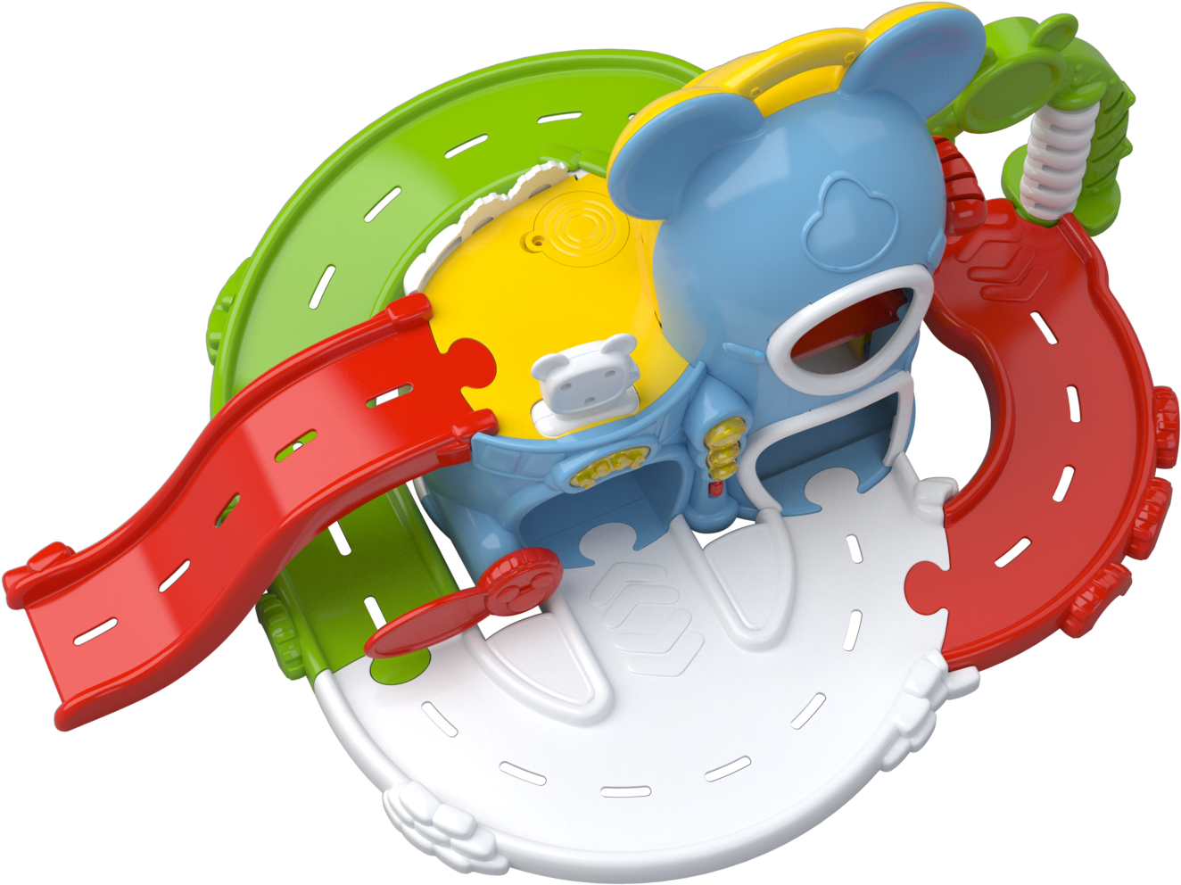 Baby Mickey Garage - Baby Clementoni Clementoni 14985 – Baby Mickey Garage (1400x1060), Png Download