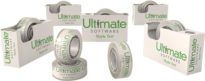 You Could Have A Combo Of A Full Color Clear Tape Already - Tape Dispenser (700x316), Png Download