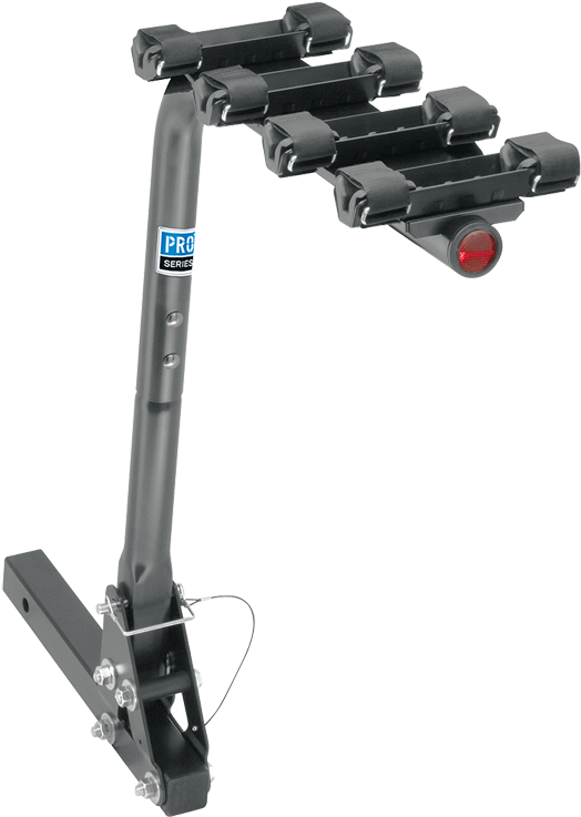Pro-series 63124 Eclipse Black 2-inch Sq. 4 Bike Carrier (1000x1000), Png Download
