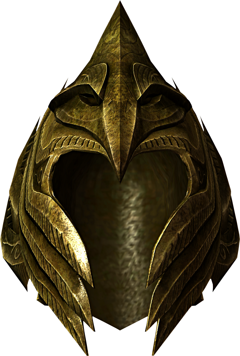 Armor Elven Helmet Skyrim Lore, Skyrim Armor, Skyrim - Elven Helmet Skyrim (778x1154), Png Download