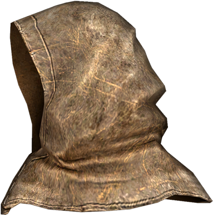 Clipart Library Stock Mage Hood Elder Scrolls Fandom - Skyrim Hood (438x480), Png Download