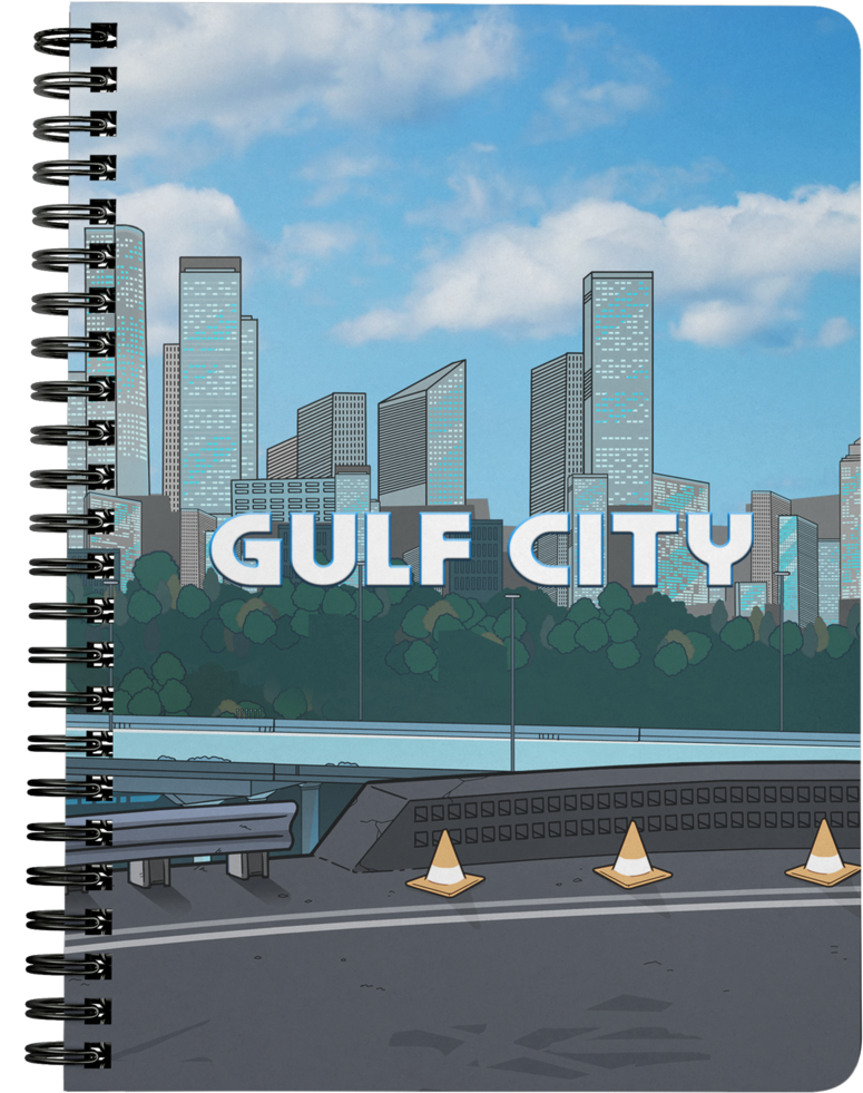 Gulf City Spiral Notebook - Notebook (1024x1024), Png Download