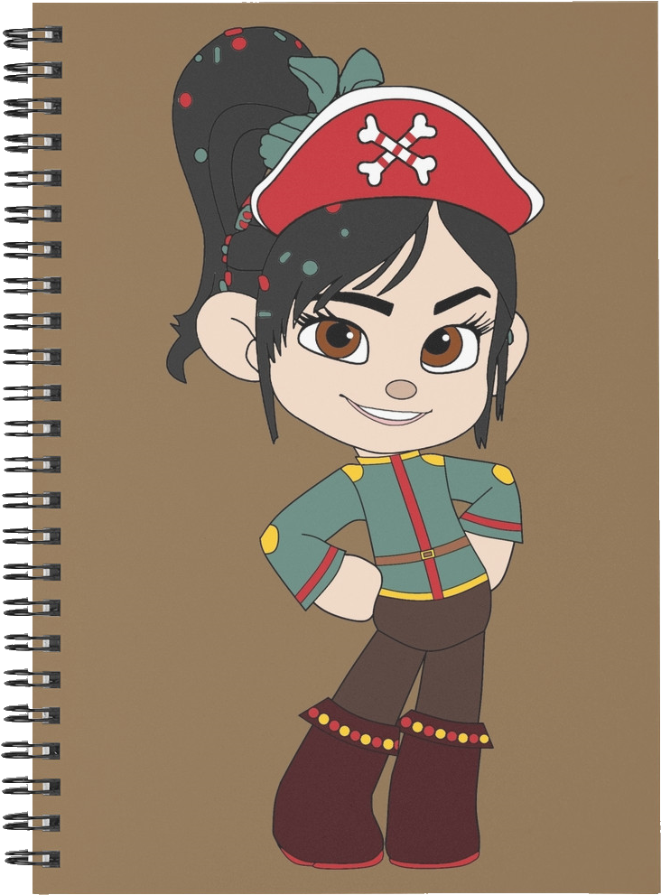 Vanellope As A Pirate Princess - Cartoon (769x1032), Png Download
