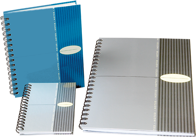 Noted Range Hard Cover Spiral Bound - Bantex 1821 (800x578), Png Download